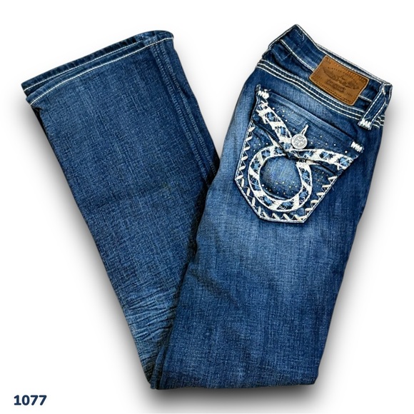 1077 Buckle | Big Star Liv Bootcut Jeans 25L (28x31.5) Hemmed Vintage Collection - Picture 10 of 11